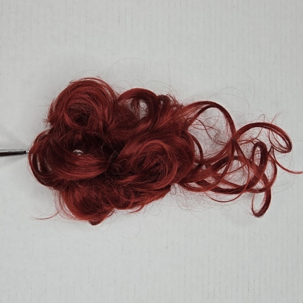 1H25227 NWT Messy Bun Hair Holder Burgundy - Picture 4 of 5